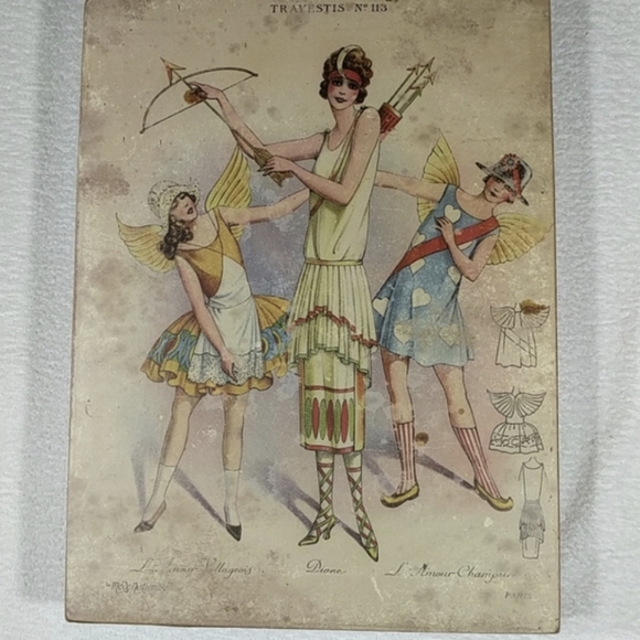 ๐จ๐ฆ Lot of 2 Pairs of Vintage Inspired Wall Art - Picture 7 of 13